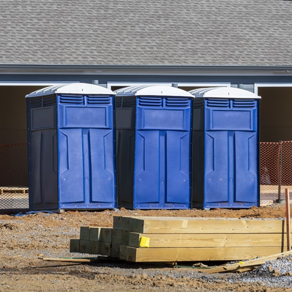 what is the maximum capacity for a single portable restroom in Summerville SC